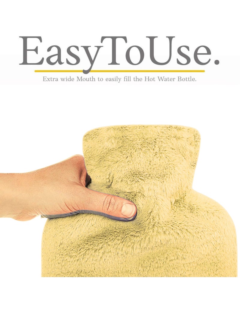 Mini Hot Rubber Water Bag with Protection Cloth Cover - packaging may vary - Image 4
