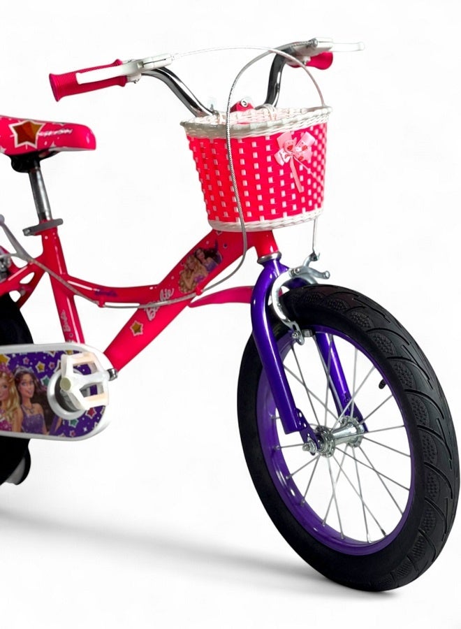 فلاش دراجة اطفال بناتي من فلاش لون فوشيا - مقاس 20 من 8 سنوات ل 12 سنوات - الوكيل الرسمية في مصر المنتج GTG TOYS - Image 3