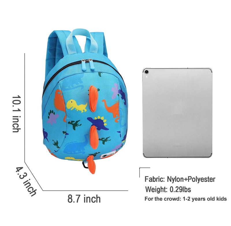 db Toddler Mini Dinosaur Backpack with Child Leash, Anti Lost Wrist Link for Kids, Safety Harness Back Pack for Baby Boy Girl - Image 3