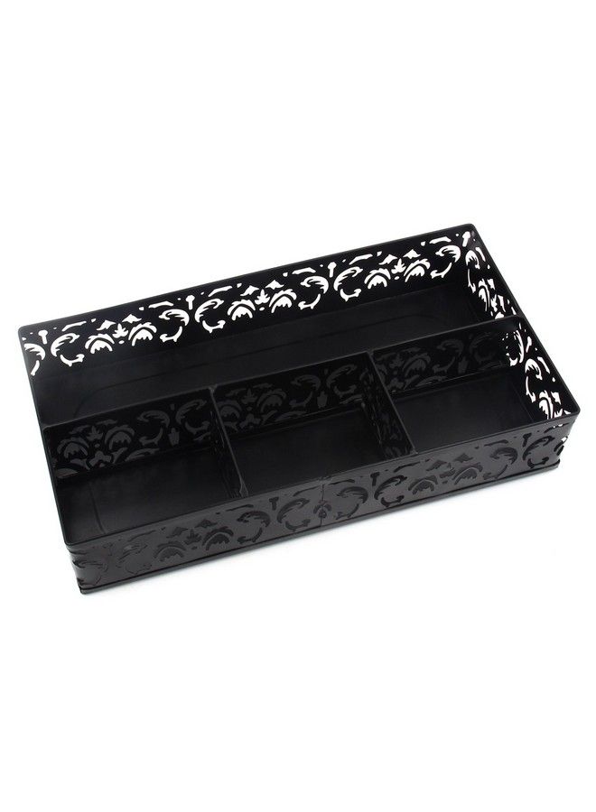 EasyPag Desk Drawer Organizer With 3 Small Bins And 1 Long Binblack - Image 1