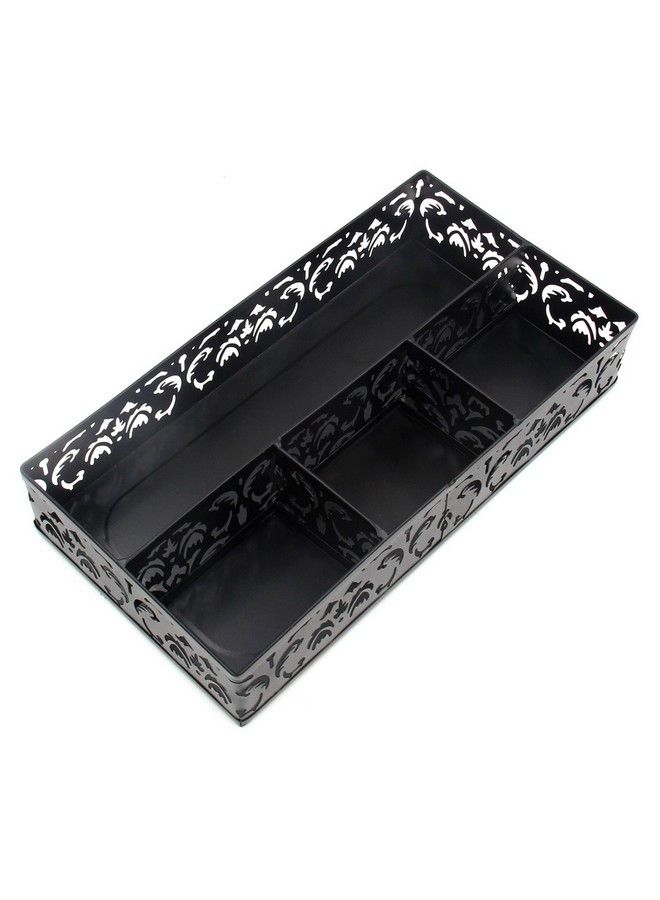 EasyPag Desk Drawer Organizer With 3 Small Bins And 1 Long Binblack - Image 3