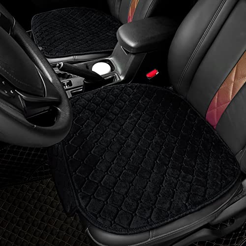 surpassme Comfortable Car Seat Covers Universal Front Seat Coves for Car Accessories with Storage Pockets, Padded Car Interior Covers for Automotive, SUV, Truck, and Van - Image 2