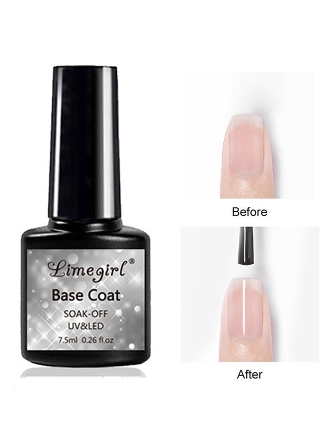 LIMEGIRL Base Coat - Gel nail polish long lasting nail polish for glamorous nails nail polish base gel  - Image 1