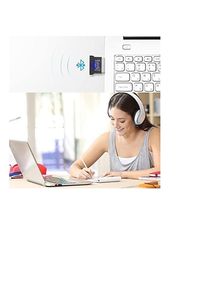 Generic - Portable Bluetooth adapter USB 2.0 Bluetooth 4.0 audio receiver support win8 10 free drive - Image 1