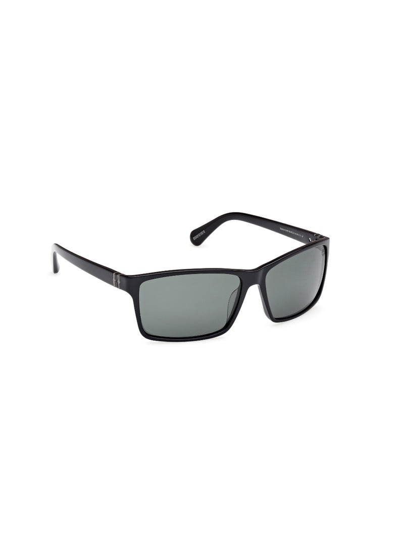 Timberland TIMBERLAND FULL RIM POLARIZED RECTANGULAR MALE ACETATE SUNGLASSES TB0003220D64  - Image 3