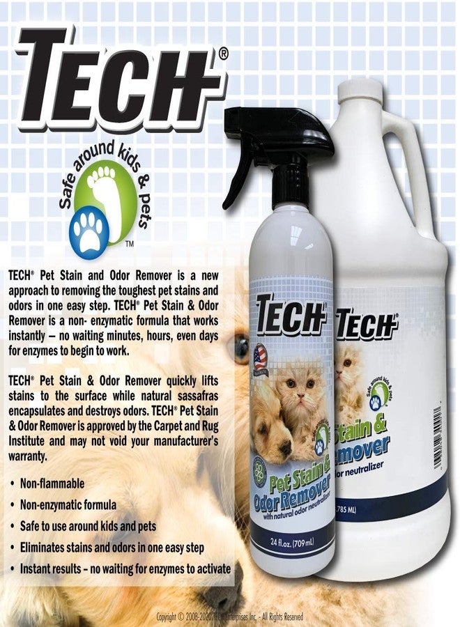 TECH Pet Stain & Odor Remover for Carpets - Eliminate Urine, Feces, Vomit, Drool and Other Pet Stains and Odor Instantly (24 oz) - Image 3