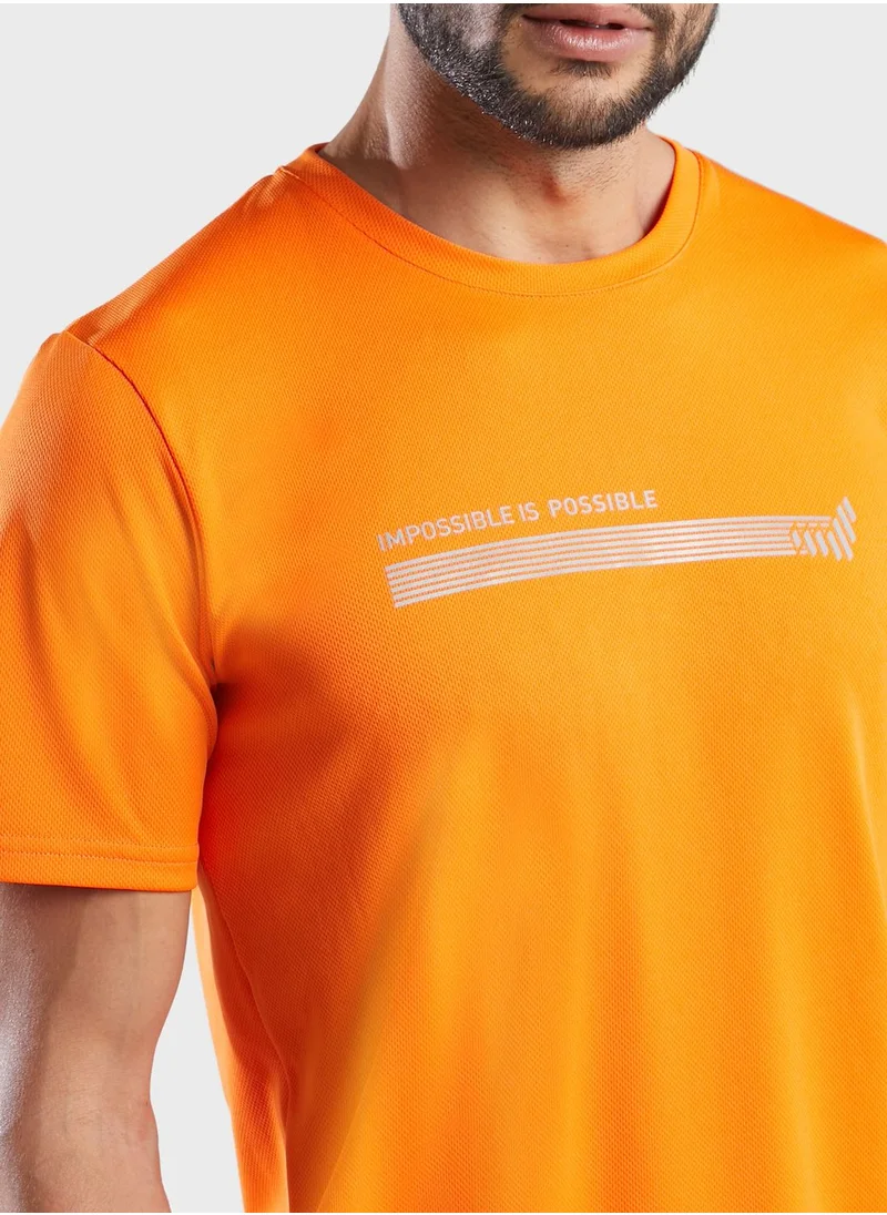 The Emirates Performance Slogan T-Shirt
