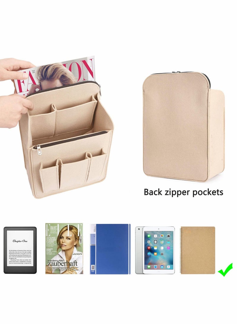 SYOSI Large Capacity Felt Bag Mid-Pack Travel Backpack Liner Bag Backpack Storage Bag Backpack Accessories - Image 4