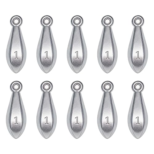 TKHDBF Fishing Weights Sinkers Bank Sinkers Bullet Weights for Surf Fishing Pier Bank Fishing Saltwater Fishing Gear 1oz to 8oz - Image 1