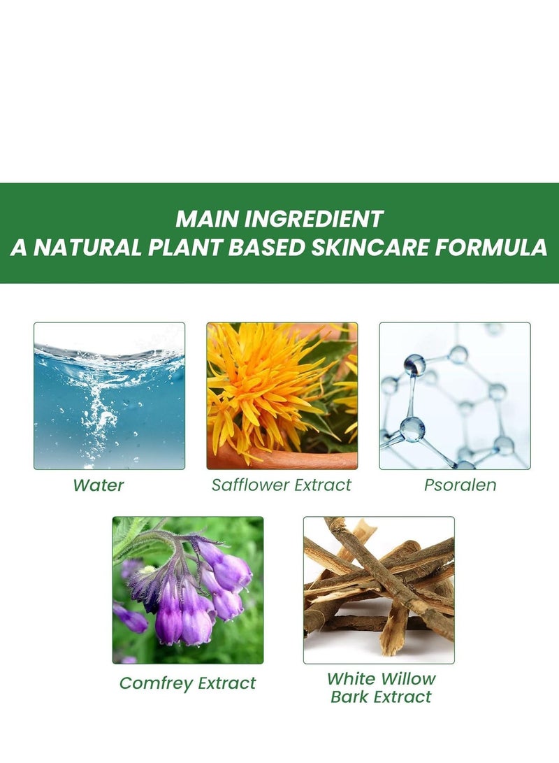 EELHOE Vitiligo Repair and Revitalizing Cream, Vitiligo Treatment Soothing Cream, Vitiligo Treatment Cream, Effectively Improve Skin Pigmentation and Lighten Vitiligo, Reduce White Spots 15g - Image 4