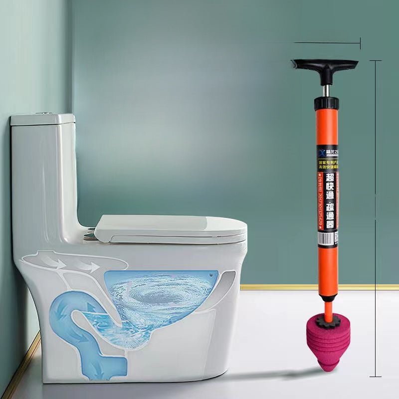 Generic Toilet Plunger High-Pressure Clog Remover Red 