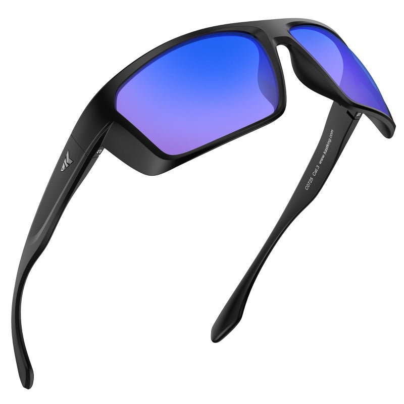KastKing Huzzah Polarized Sport Sunglasses for Men and Women, Ideal for Driving Fishing Cycling and Running,UV Protection - Image 1