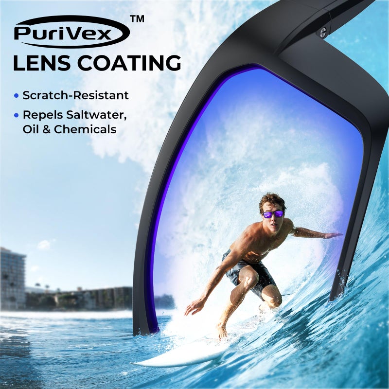 KastKing Huzzah Polarized Sport Sunglasses for Men and Women, Ideal for Driving Fishing Cycling and Running,UV Protection - Image 2