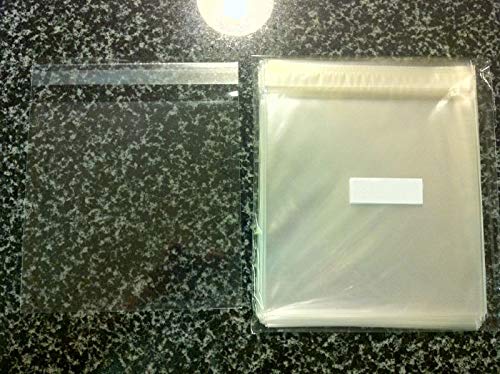 UNIQUEPACKING 100 Pcs 7x7 Clear Resealable Cello/Cellophane Bags Good for Bakery Candle Soap Cookie - Image 2