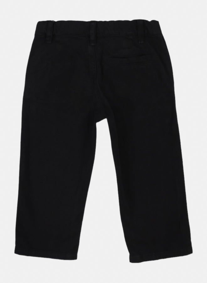 Our kids Boys Gabardine Pants – Black - Image 2