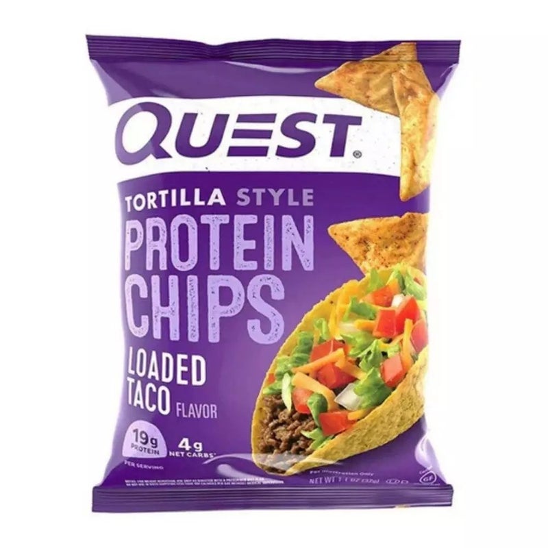 Quest Tortilla Style Protein Chips In Loaded Taco Flavor- 32gms