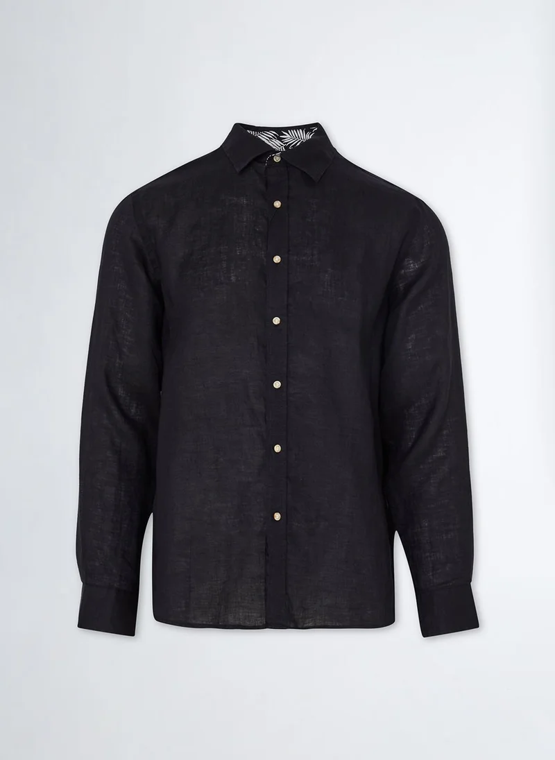 ليو جو 100% Linen Shirt