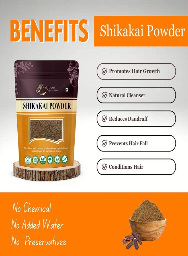 Brijbooti Organic Shikakai Powder for Hair Pack -(200 Gr) | Excellent Hair Conditioner & Cleanser | 100% Pure & Natural Shikakai Powder - Image 3