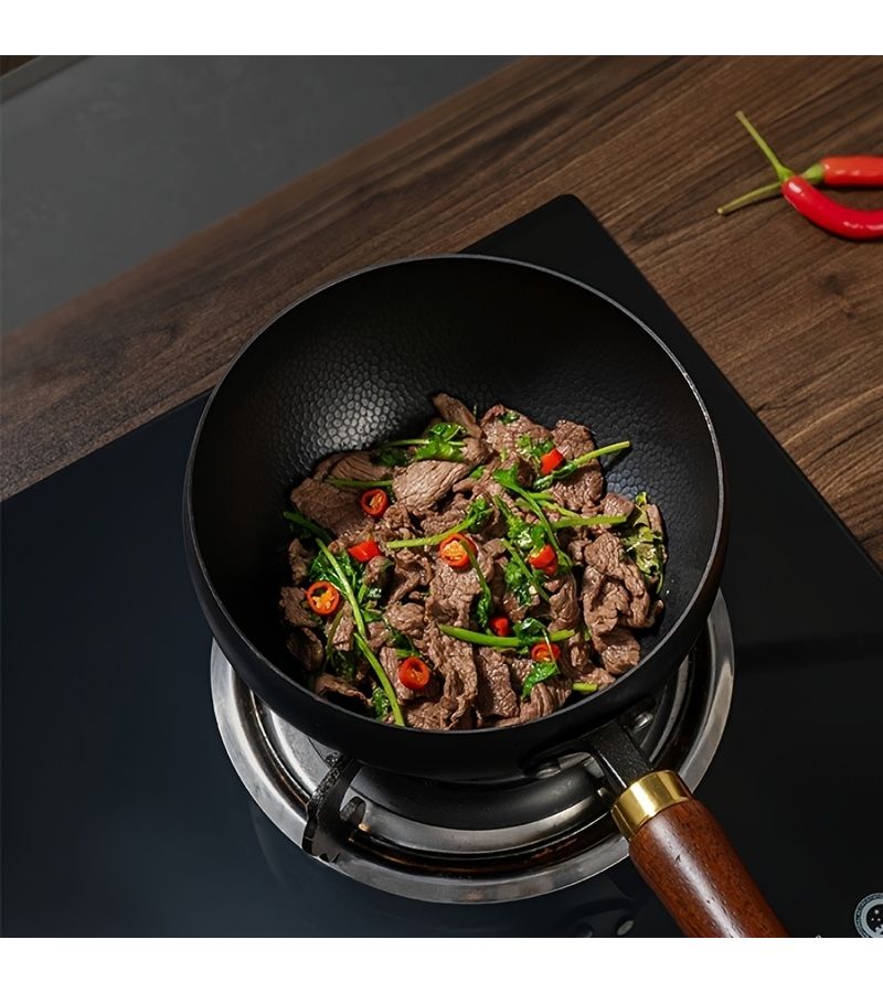 مقلاة كلاسيكية بحجم 9.45 بوصة خفيفة الوزن غير لاصقة متوافقة مع الطباخ التعريفي - Image 5