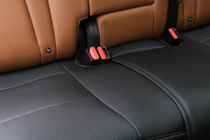 EDEALYN 1 Pack Scalable (124-140cm) Back Seat Cover Car Seat Cover Seat Protector Rear Seat Bottom Cover Fits 90% of car - for Seat Bottom Only (Black - Rear seat) - Image 3