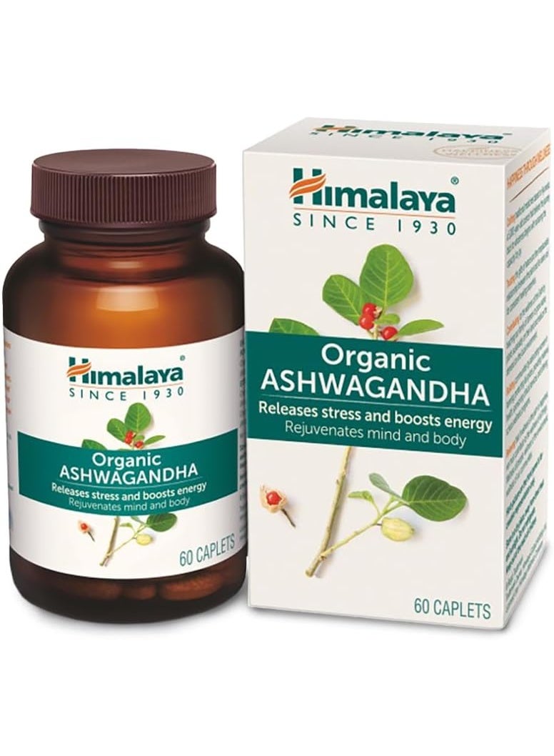 Himalaya Organic Ashwagandha 30 Caps - Image 1