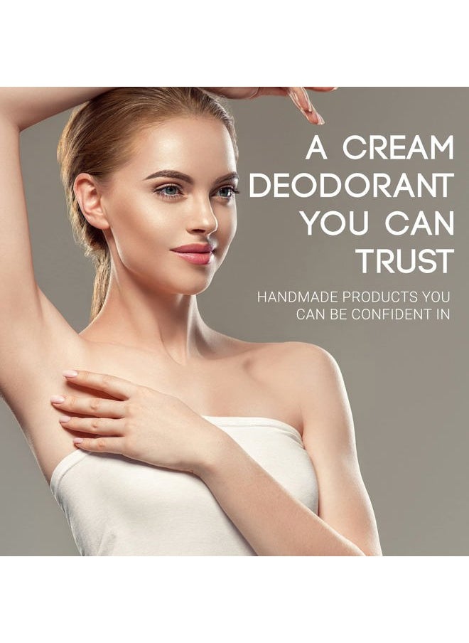 Lulu Organics - Natural Deodorant Cream – Aluminum and Cruelty Free, Long Lasting Odor for Women and Men, Vegan Formula, Gentle on Sensitive Skin, Non Toxic and Eco-Friendly, Lavender & Clary Sage, 2oz - Image 1