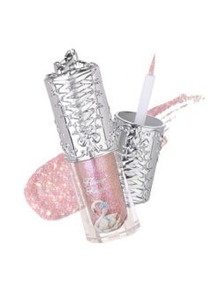 Flower Knows Swan Ballet Liquid Eyeshadow Pearl Fine Glitter Long-Lasting Quick Dry Shimmer Dust Skins Eyeshadow 4g (05 Cracking Crystal)  - Image 1