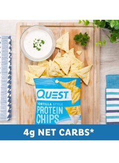 QUEST NUTRITION Quest Nutrition Tortilla Style Protein Chips Ranch (Pack of 8)8-1.1oz (32g)  - Image 5