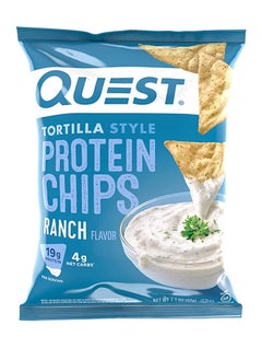 QUEST NUTRITION Quest Nutrition Tortilla Style Protein Chips Ranch (Pack of 8)8-1.1oz (32g)  - Image 2