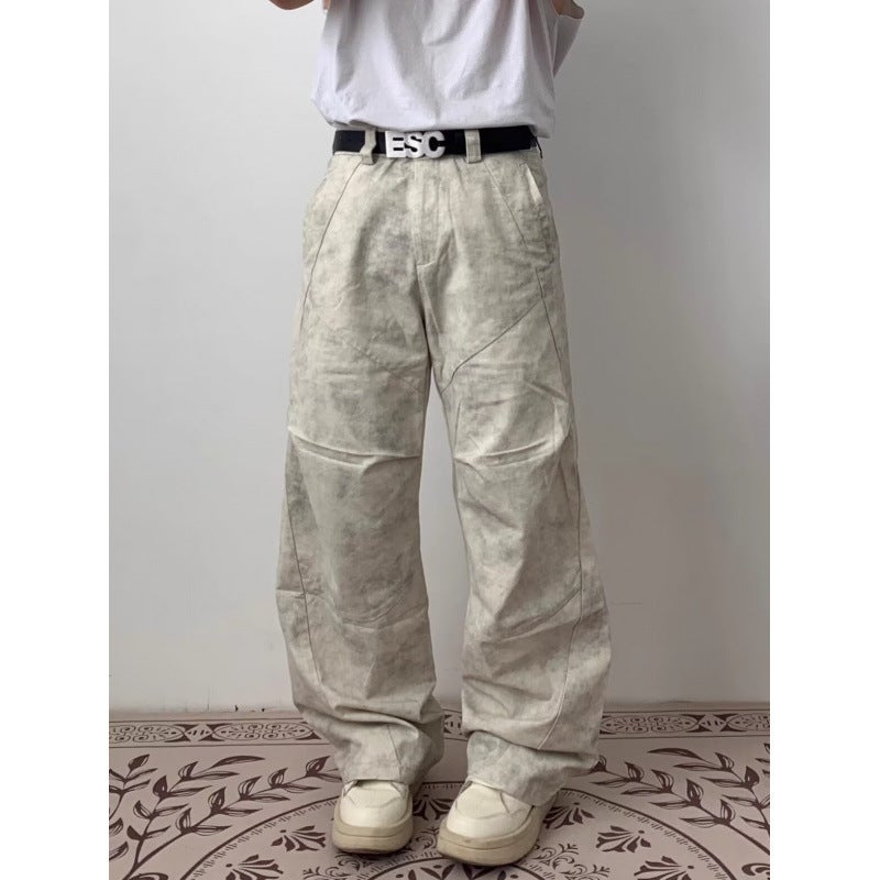 Unisex Classic Denim Jeans Loose Fit Daily Outdoor Wear - Image 1