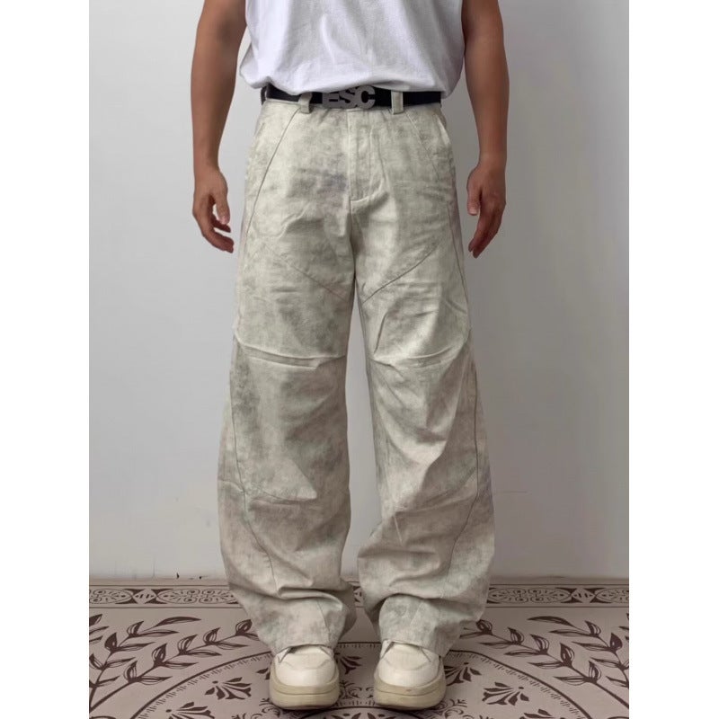 Unisex Classic Denim Jeans Loose Fit Daily Outdoor Wear - Image 4