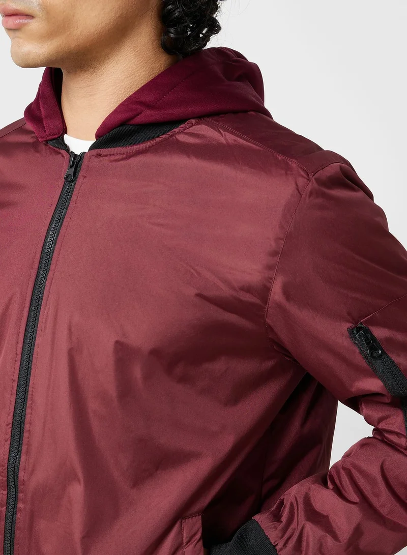 Seventy Five Jersey Hooded Jacket