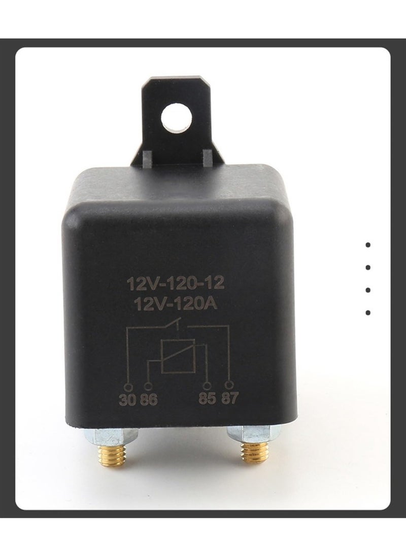 12v Continuous Duty Relay, 4-pin High-Current Starter Relay(Size:200A)