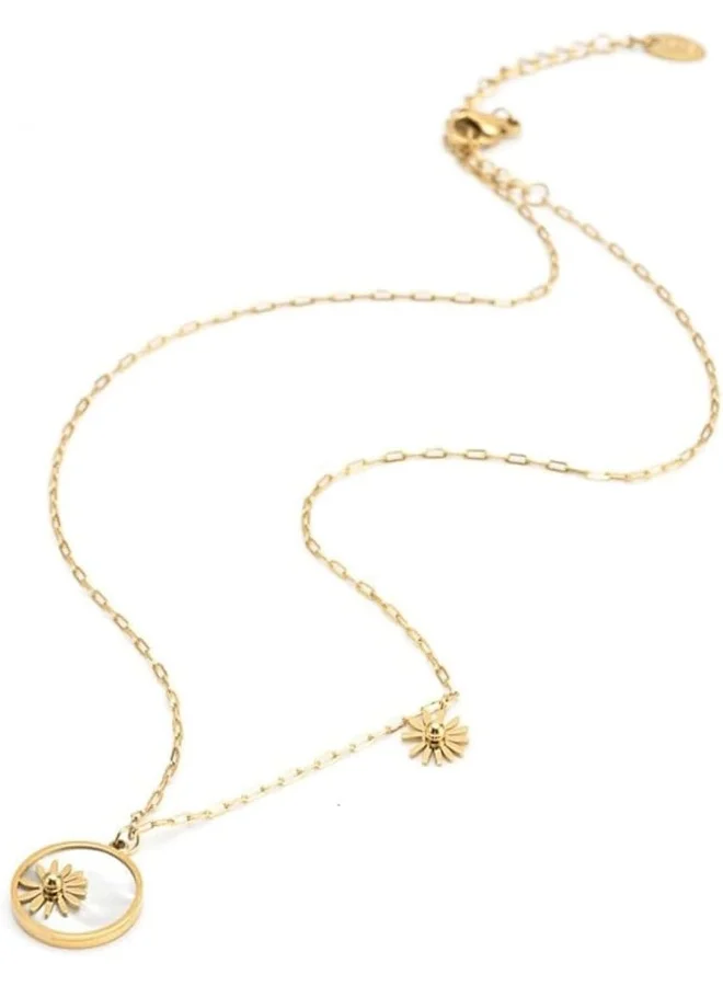 لي كوبر Lee Cooper Women's Stainless Steel Gold Plating Necklace