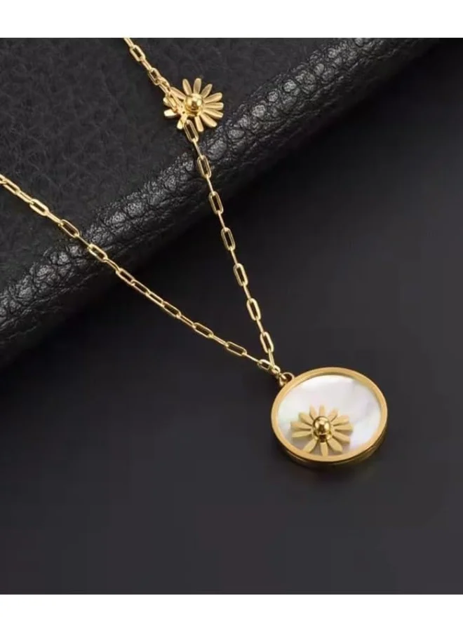 لي كوبر Lee Cooper Women's Stainless Steel Gold Plating Necklace