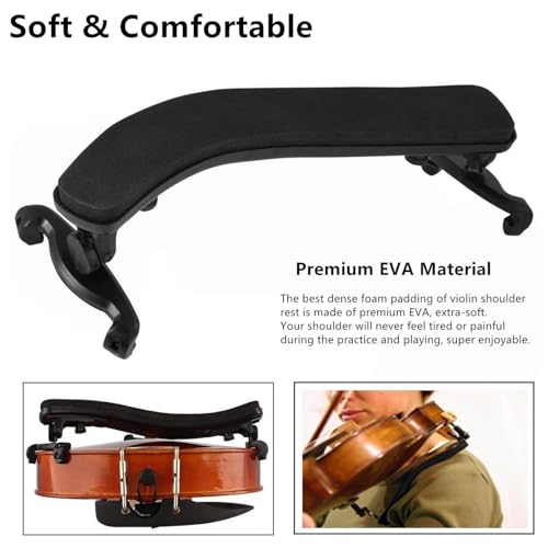 Kadence Violin Shoulder Rest 4/4 3/4 - Image 5