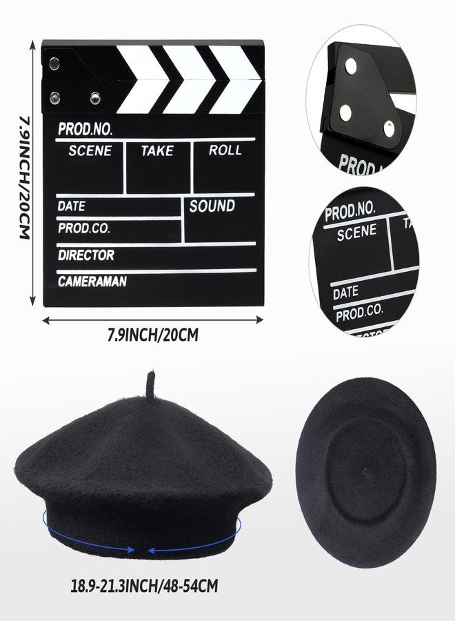 Yewong 4 Pieces Kids Director Costume Accessories Set for Filmmaker Awards Career Day Dress up Movie Night Party Supplies (Set B) - Image 5