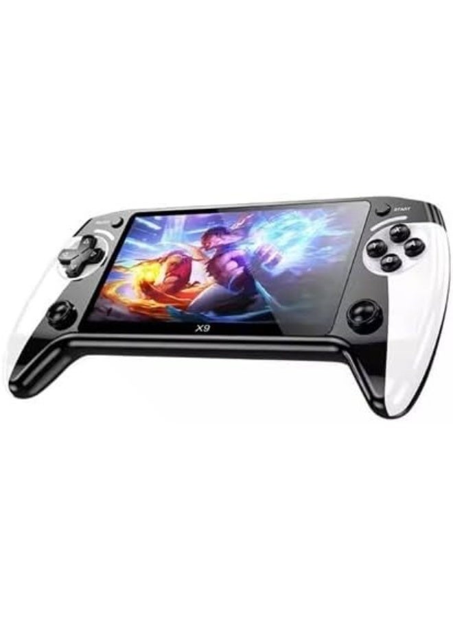 X9 Handheld Game Console, 5.5 Inch HD Display, 4000 Built-In Classic Games, 9 Emulators, Portable Retro Gaming Device, Rechargeable Battery, Handheld Game Player for Kids & Adults - Image 1