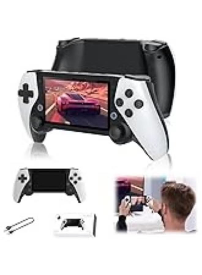 X9 Handheld Game Console, 5.5 Inch HD Display, 4000 Built-In Classic Games, 9 Emulators, Portable Retro Gaming Device, Rechargeable Battery, Handheld Game Player for Kids & Adults - Image 2