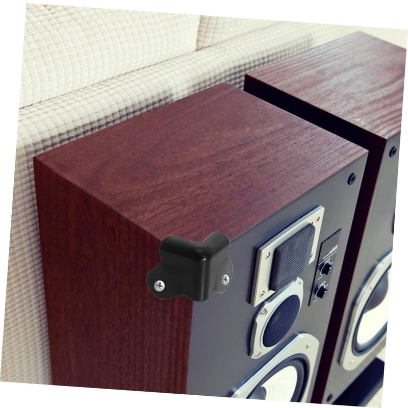 Black 40x40mm Iron Speaker Corner Protectors Anti Collision Guards for Stage Speakers Furniture - Image 5