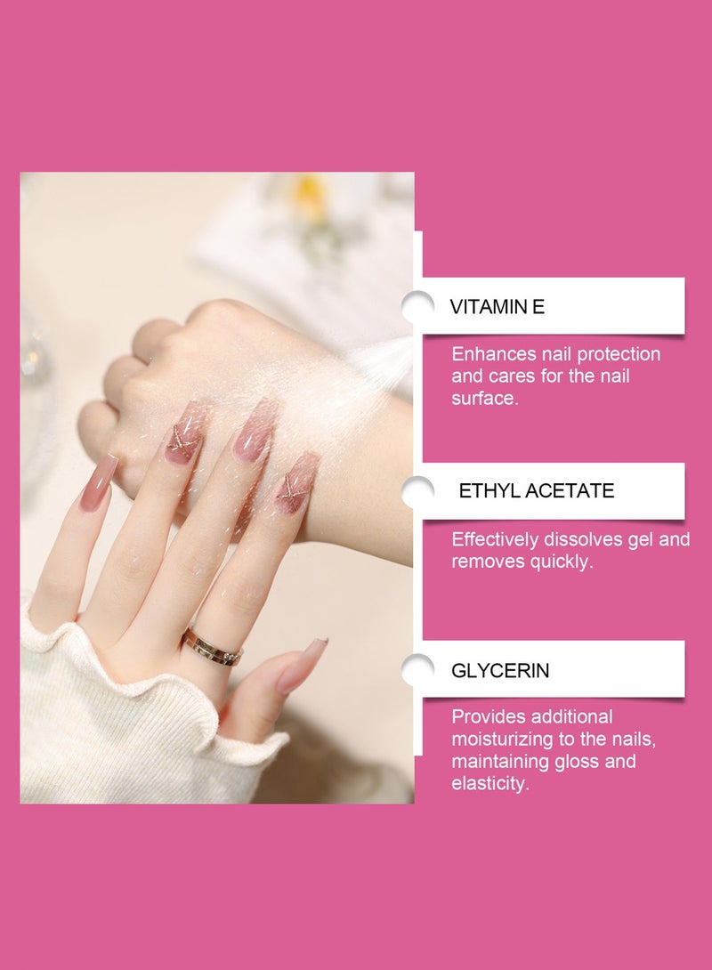 EELHOE Nail Glue Remover - Press on Nail Remover for False Nails and Solid Nail Glue, Acetone Free and Odorless ,Quick, Easy and Gentle - Image 2