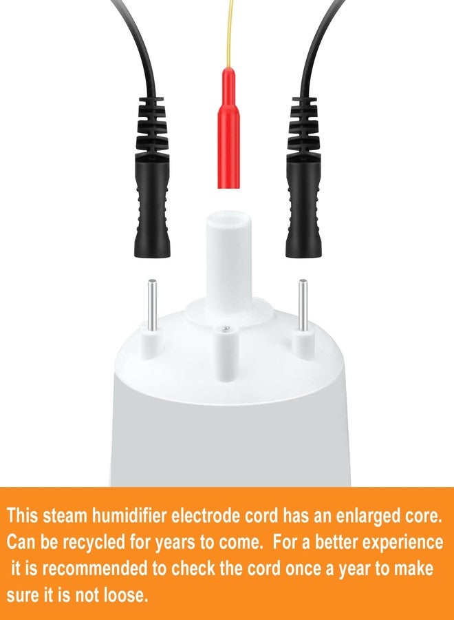 Miyolo 2 PCS 4978 Electrode Wires and 4004 in-line Strainer for 800, 800LC, 801, 865, 866 Models Whole House Steam Humidifier - Image 5