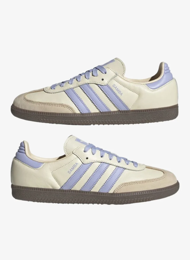 اديداس اوريجينالز سامبا   أحذية نسائية أصلية بيضاء