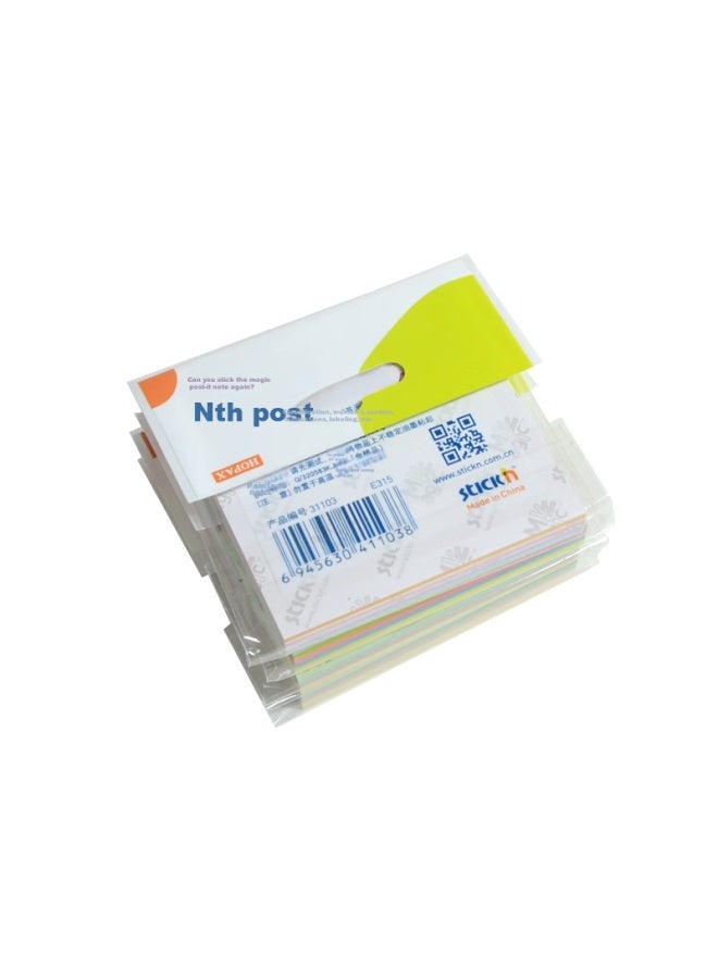 Stickn N Times Sticky (Stickn) 4 Packs 76×76Mm Magic Sticky Notes/Notepad/Note Pad/Post-It Notes, Multi-Color 38003Jd - Image 5