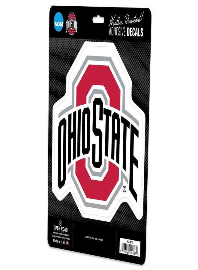 Open Road Brands Ohio State University Logo Adhesive Vinyl Decal - Fun Buckeyes Sticker for Car, Laptop or Water Bottle - Image 2