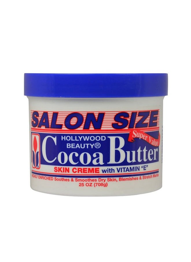 Hollywood Beauty Hollywood Beauty Cocoa Butter Skin Cream - 25 oz. - With Vitamin E - Enrich, Soothe, & Smooth Dry Skin  - Image 1