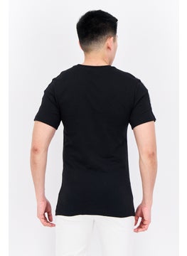 Nike Men Sportswear Fit Short Sleeves Training T-Shirt, Black  - Image 3