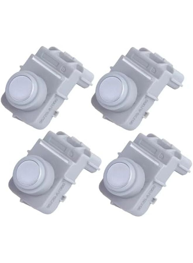 Kia Car Parking Sensor 4 Pcs Silver Ultrasonic PDC System 95720A7000 - Image 2