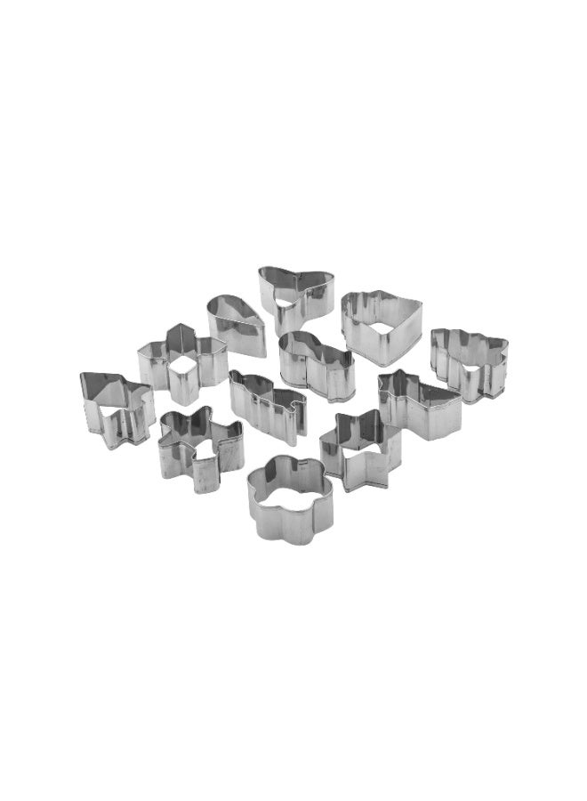 Hic Stainless steel cake and biscuit mold set, various shapes - Image 2