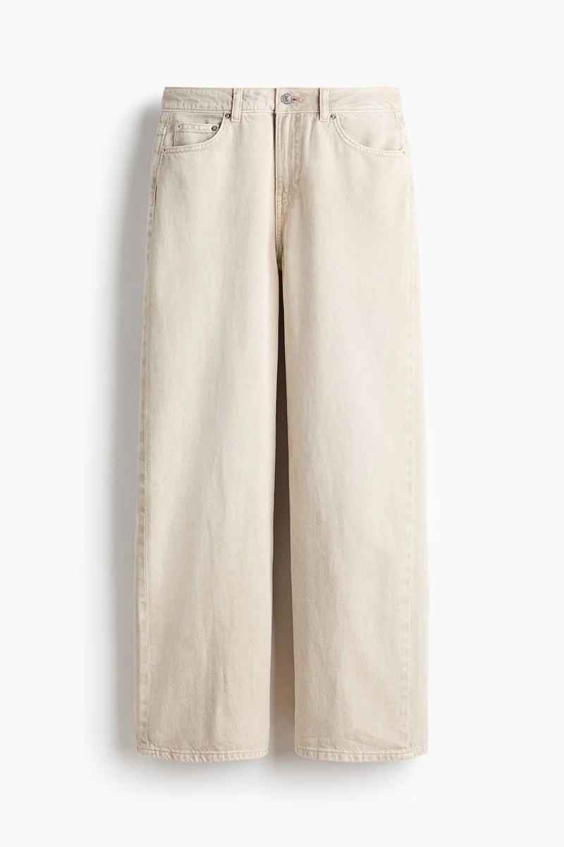 H&M  Baggy Regular Waist Jeans for Women | Best Price UAE